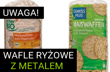 rossman żywność wafle ryżowe z metalem